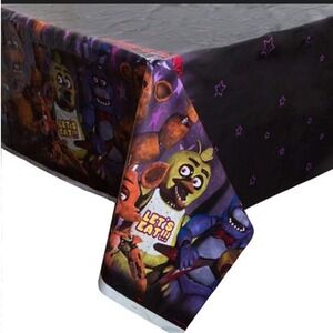 2018 Five Nights at Freddys Plastic Table Cover 54 x 84 Inch Party Supplies FNAF